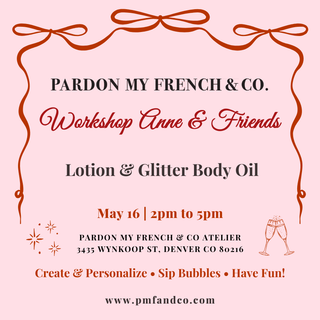 Workshop - Anne & Friends | May 16 - 2 to 5 pm